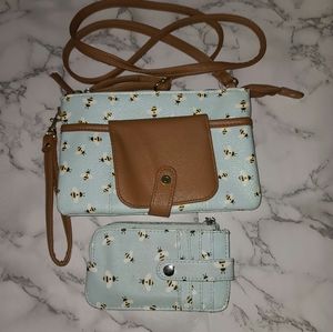 Bumble Bee Crossbody & Wallet